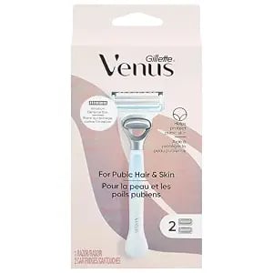 Gillette Venus for Pubic Hair & Skin Razor + 2 Refills