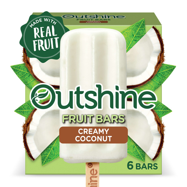 OUTSHINE COCONUT BARS 6PK